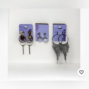 Earring Bundle - Claire’s (3 pcs)(